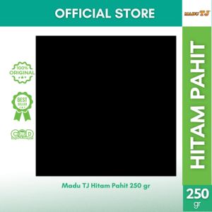 Madu TJ Hitam Pahit 250g | Madu Herbal Alami untuk Daya Tahan Tubuh Resmi