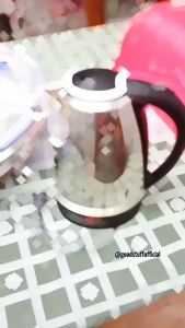 Teko Listrik Stainless Steel Scarlett 2 Liter Otomatis / Yamakawa YK18 / SQRS 1.8L Pemanas Air Kettle Electric 350 watt