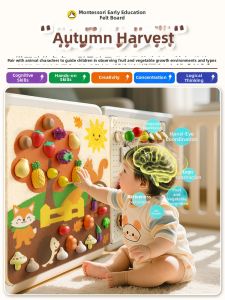 WEIRUIJI | Hanging Felt Board DIY Montessori Early Education Intelligent Decoration