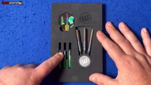 {FREE Flight + Shaft} Winmau Simon Whitlock World Cup S.E. Steeltip Dart Set 90% Tungsten alloy (1482)