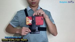 Dây Đeo Điện Thoại Trước Ngực Làm Camera Hành Trình Gắn Cả GoPro
