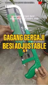 Gergaji Besi Multifungsi Adjustable 8 10 12 Inch 300mm Gegaji Kayu Papan Pohon WOIRX TOOL