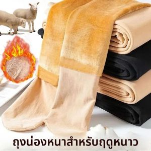 ผู้หญิง Plush เรียงรายความร้อนฤดูหนาว Pantyhose Tights หนา SHEER กํามะหยี่ถุงน่อง WARM Legging สําหรับผู้หญิง Medias Para Mujer