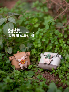 Túi Đựng Tai Nghe Da Thật Backpack Ahaha Dành Cho Apple Airpods Toàn Bộ Dải Phân Đoạn Quà Tặng Sinh Nhật Cho Trò Chơi Điện Tử