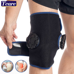 1 PCS Sports Knee Ice Pack Wrap Hot and Cold Therapy - Reusable Compression Best for Meniscus Tear Injury Recovery Bursitis Pain Recovery Sprains Swelling and Rheumatoid Arthritis