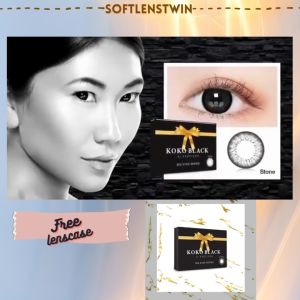 Softlens Normal KOKO BLACK 14.5 mm by Exoticon . Softlens Hitam Big