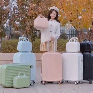 กระเป๋าเดินทาง 20 นิ้ว และ 24 นิ้ว กระเป๋าเดินทาง สีของเดินทาง วัสดุABS+PC กระเป๋าเดินทาง โครงซิป