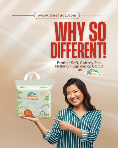 TrueHugz CoolGuard Adult Tape Diaper (60 pcs/carton) Feather-Soft Max Absorbent All-Night Protect