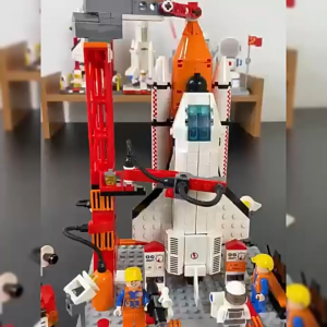 Aerospace Building Blocks Toys Space rocket 3D Model Education Puzzel Toys Birthday Gift for children