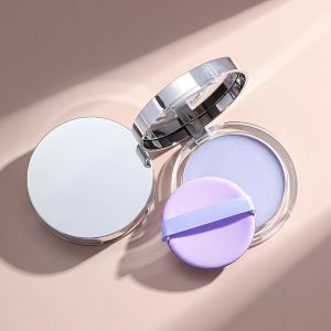Phấn Nén Lavender Matte Kiểm Soát Dầu Lâu Trôi Độ Che Phủ Toàn Diện Mặt Dạng Nén Phấn Nền Mỹ Phẩm Dành Cho Mọi Loại Da