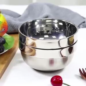 Mangkok Korea Double Wall Stainless Tebal
