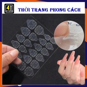 Combo 240 Miếng Keo Dán Nailbox Móng Tay Trong Suốt Đủ Size - Keo Hai Mặt Dán Móng Tay Chống Thấm Nước - Băng Keo Dính Dán Móng Chân