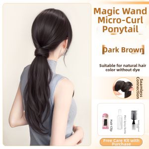 TIANZHEN | Ponytail Extension Pony Self Winding Natural Fluffy