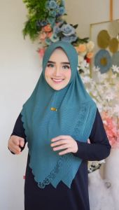 Jilbab Khimar Instan Laser Cutting Tsamara By Rizwa