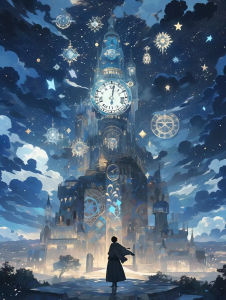 KAYOU | DIY 5D Diamond Painting New Dream Castle Full Embroidery Mosaic Picture Fantasy Moon Landscape Christmas Home