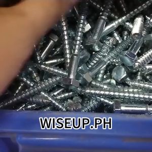 Hex Galvanized Lag Screw Log Screw Wood Screws Carbon Steel Bolts 1/4" 5/16" 3/8" 1/2" Series (PER PIECE)