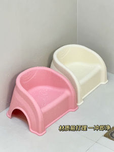 Bathroom Bathing Stool Children Baby One Year Old Back Chair Toilet Thick Anti-slip Pad Foot Stool Short Stool Modern Simple Style