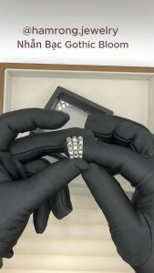 Nhẫn Bạc S925 Bông Hoa Godthic – Hài Hòa Và Mạnh Mẽ | Nhẫn Bạc Gothic Bloom 39 HAMRONG