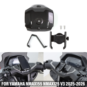 FOR YAMAHA N-MAX NMAX155 NMAX125 V3 2025 2026 Motorcycle Phone GPS Navigation Mount Bracket Holder Handlebar Upper Central Cover