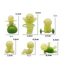 Smiski Hippers Blind Box Mini Hình - Dễ Thương Dạ Quang Tập Yoga Series Búp Bê Cho Phòng Ngủ Nhà Vệ Sinh Trang Trí PVC Đồ Chơi Mô Hình Quà Tặng. 