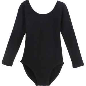 aiwuge | Black Dance Training Leotard for Women