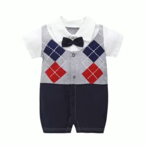 (0-2 Thn) COD Jumper Bayi Cowok Jumper Anak Cowok Jumper Anak Baju Pesta Romper Anak Jumpsuit Baby Romper Bayi Import Jumper Pesta Anak Jumpsuit Bayi Import - JB22