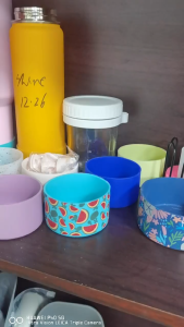 7.5cm Pelindung Botol Minum Tumbler Anti Slip / Cup Bottom Sleeve Pelindung