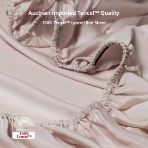 shui yang | High Quality Superfine Tencel Bed Sheet Set