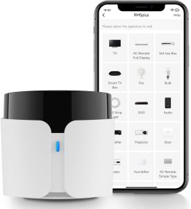BroadLink | BroadLink RM5 Plus Smart Infrared Remote Universal Control Hub with Wi-Fi & IR Voice Control via Alexa & Google Home