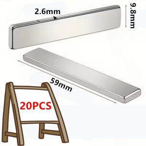 60x10x3 Super Powerful Rectangular Magnets Mini Magnet Strong Magnetic can replace hooks for Office Kitchen Photo Message Garage