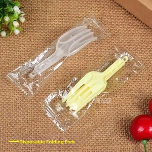 Disposable Foldable Thick Forks