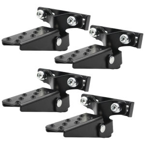 【ASSPORT】 1/2Pair Motorcycle Metal Footrests Pedals Folding Retro Universal