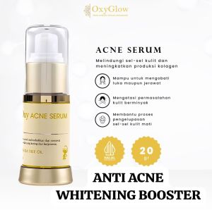 Oxyglow Acne Serum Pelembab Wajah Anti Aging Mengatasi Permasalahan Kulit Berminyak  Bekas Jerawat