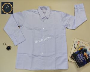 Kemeja Putih SD/SMP/SMA Bahan Elemen