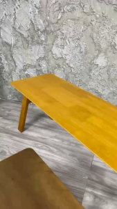 GOLD SERIES FULL SOLID WOODEN BENCH CHAIR