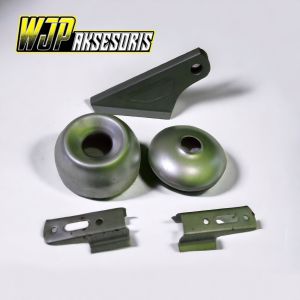 Satu set komponen Knalpot Tsukigi Copy TZM CMS VND DR.sound