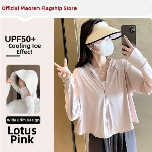 MiiOW | Sun Protection Cloak Light Thin Raw Yarn Ice Silk Sunscreen Clothing