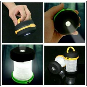 MITSUYAMA Lampu tenda Lentera tarik lipat Bisa jadi senter Camping lipat MS-2088