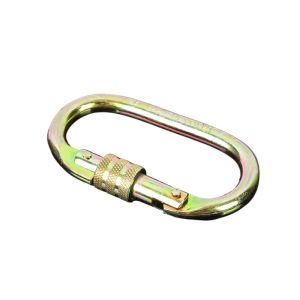 25KN High Strength Climbing Safety Lock Buckle O-shaped Electrophoresis Professional Carabiner Rappelling Climbing Supplies