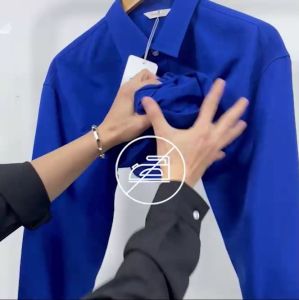 Coolfort Korean Style Men Wrinkle Free Oversized Long Sleeve Shirt