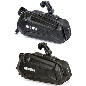 1.2L vỏ cứng phản chiếu Túi yên xe đạp Túi gắn xe đạp có thể treo đèn Hậu cốt yên xe đạp túi lưu trữ để đi xe đạp ngoài trời