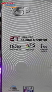 MÀN HÌNH VSP ULTRAWIDE - IPS - VU279Q1- 165HZ - 1MS - TRẮNG/HỒNG