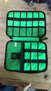 Travel Bag Tas Gadget Organizer Pouch Powerbank Kabel Charger Shockproof JOFG03