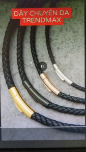 [HCM]Dây chuyền da vòng cổ da bện cho nam nữ với phong cách hiện đại trẻ trung đẹp mọi lúc mọi nơi