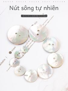 Shirt Button Shell 2 Eyes Easiest for Match K-style Large Button Top Sweater Handmade Womens Coat Small White Button