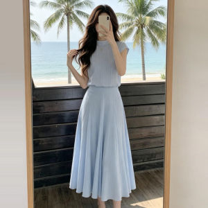 SENWA | Bộ Đầm Elegance Pháp Dành Cho Phụ Nữ Tay Ngắn