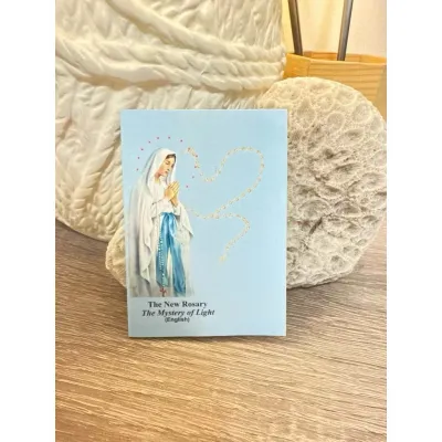 ROSARY GUIDE (English or Tagalog or English/Tagalog) 2.5 x 3.8 inches
