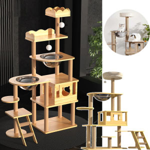Cat Climbing Frame Litter Tree Scratching Board Condo House