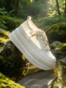 Josiny | Breathable Womens White Casual Shoes