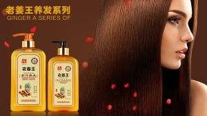 100% Original Natural Ginger Shampoo for Hair Loss Herbal Ginger Extract Ginger Hair Growth Shampoo for Men and Women Effective Anti Dandruff shampoo pang pahaba ng buhok at pampakapal ng buhok shampoo 500ML